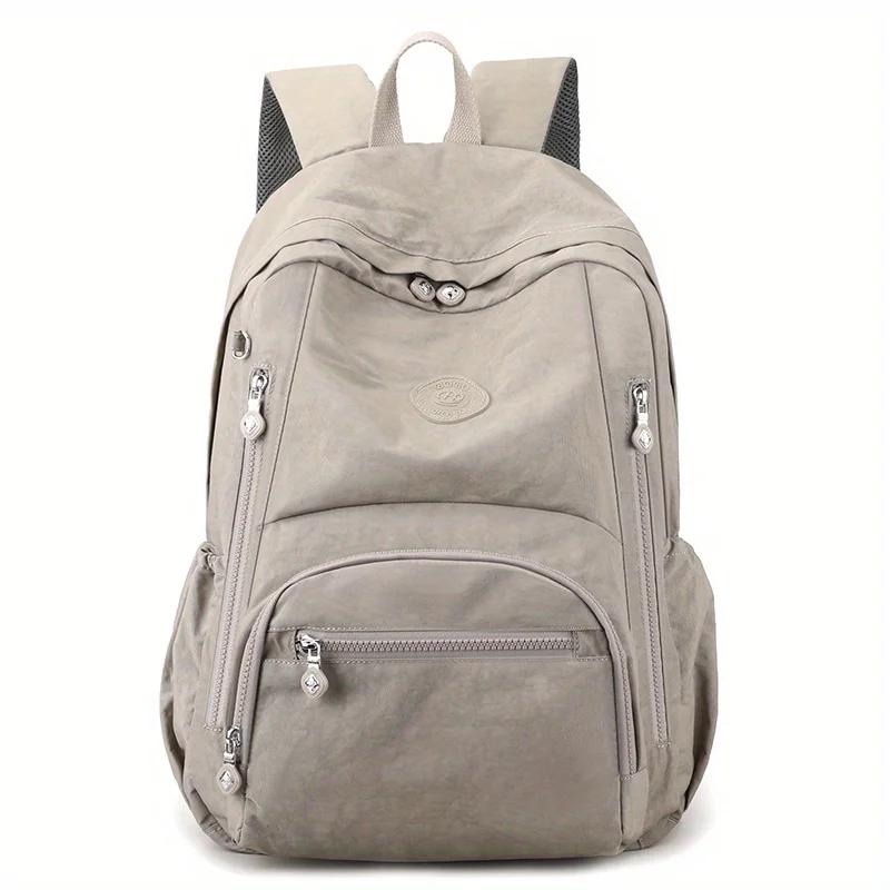High-capacity Women s Travel Backpack Multi-Pocket Waterproof College School Bag Transparent Bag Laptop Backpack Bag for Women