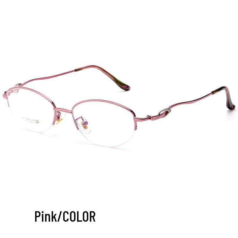 Danyang Glasses 3522X Semi-Rimless Ultralight Metal Alloy Prescription Eyeglass Frame