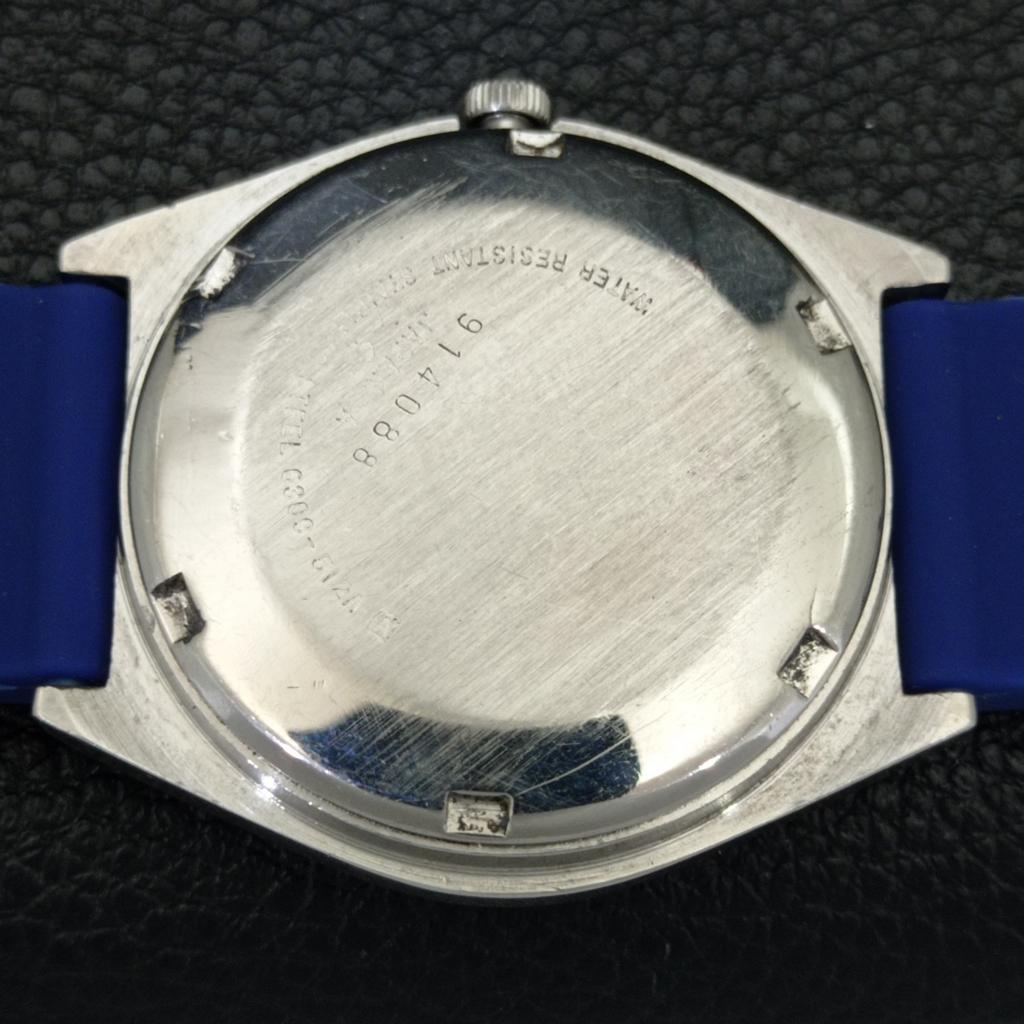 JAPAN VINTAGE SEIKO 5 AUTOMATIC MENS BLUE COLOR DIAL WATCH A701547-5 R206b-a701547