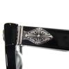 Tolle CHROME HEARTS Brille PETER ARNELL schwarz Herren Gebraucht