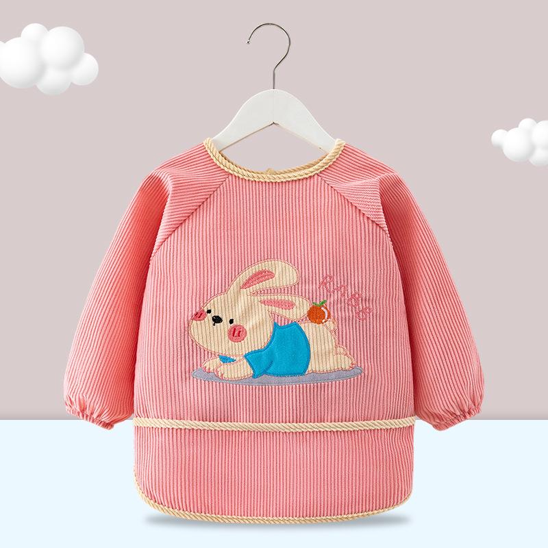 Wasserdichte, fleckenabweisende Lätzchen für Babys: Stilvolle Schutzkleidung & Lätzchen für Herbst-/Wintermahlzeiten & Kindergarten.