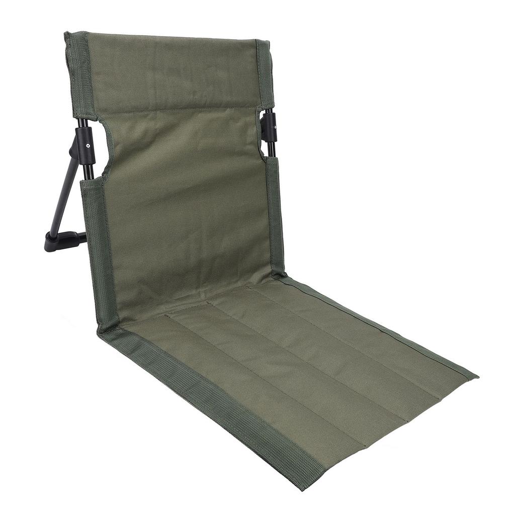 Camping Sammenleggbar Stol Lett Komfortabel Salongstol Enkel Latsabbstol med Ryggstøtte For