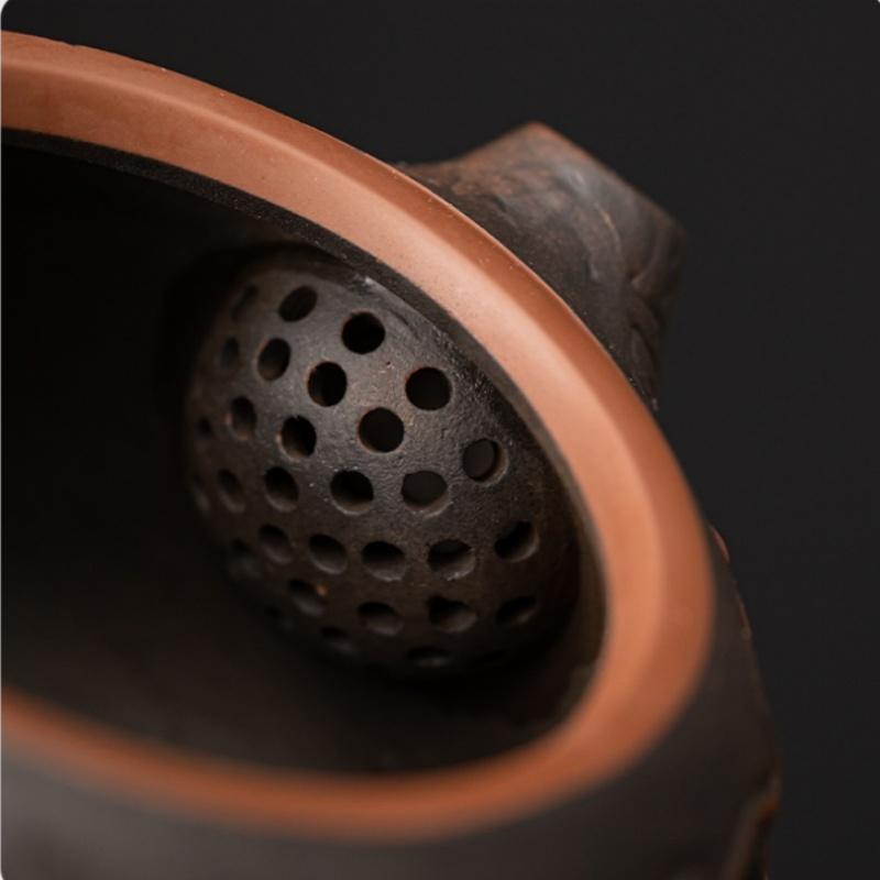 Jianshui Lila Keramik Drachen Schnitzerei Teekanne Handbemalt Antike Relief Teekanne Haushaltsteekanne Kungfu Tee Set Kessel