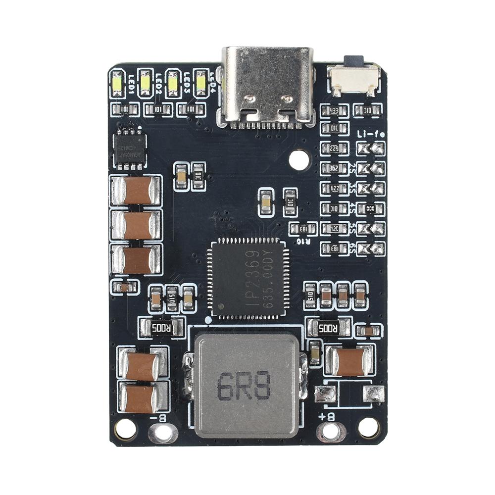 

IP2369 Модуль заряджання-розряджання літієвої батареї 2~6S Li-ion/LiFePO4 Джерело живлення для дрона Інтерфейс Type-c
