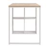 Desk 120*60*75 Cm Oak Brown and White
