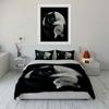 Black and White Cats Bedding Set Bedding Duvet Cover Set Duvet Cover Pillowcases (1 * Duvet Cover 2 * Pillowcases, without duvet insert)