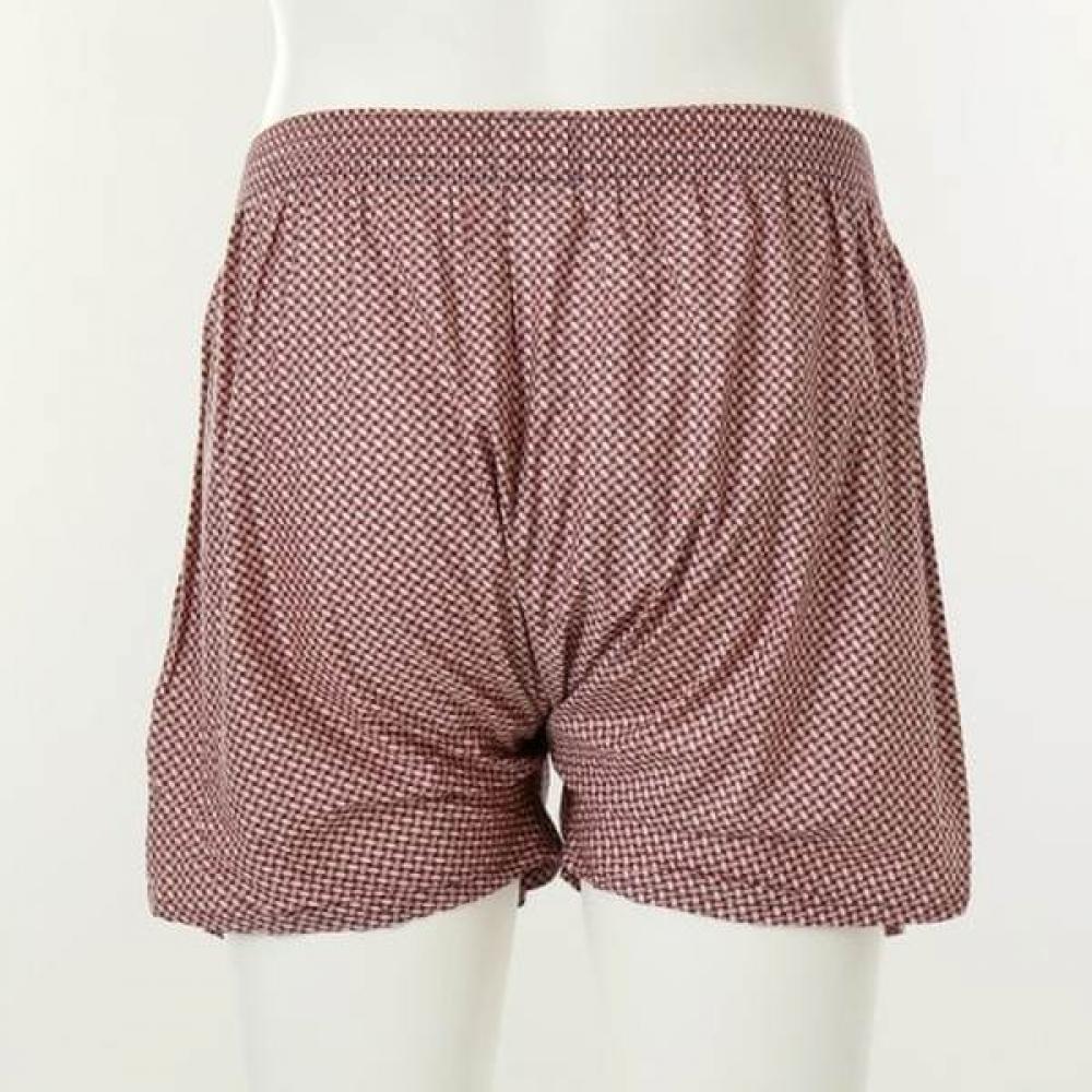 Wacoal 100  Cotton Geometric Print Men S Trunk Wmp5429