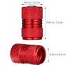 CALLARON Tire Air Valve, 4 Pieces, Tire Valve Cover, Car Tire Valve, Cap, Cat