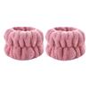 Plush Flannel Absorbent Wristbands & Splash-Proof Headband Set
