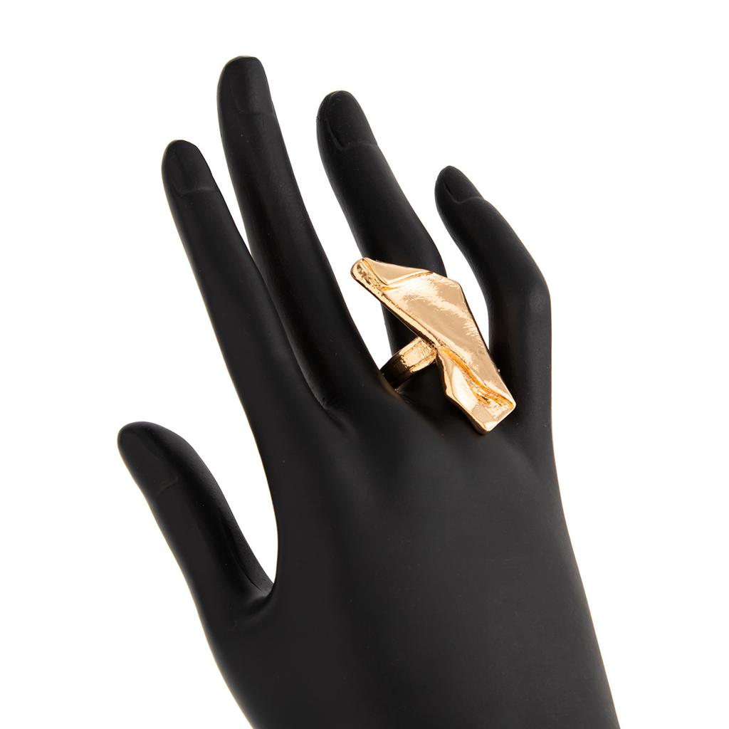 Geometric Necklace Set Exaggerated Pleated Alloy Chain Personalised Irregular Fashion Party for Women