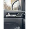For Hyundai Tucson 2015 2016 2017 2018  Accessories Car ABS Interior 4pcs Carbon Fiber Texture Door Bowl Frame Trim