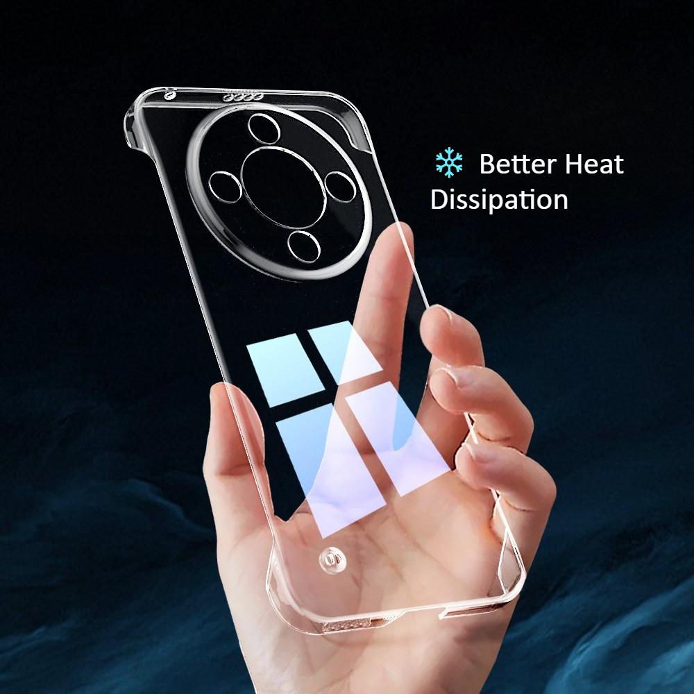 For Honor GT X70 X60 X50 X40 X30 Pro Frameless PC Phone Case X70i X60i X50i Transparent Ultra-thin Back Cover