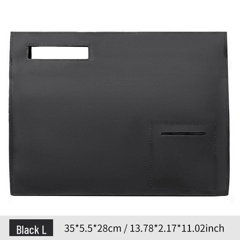 Men's Large Capacity Crazy Horse Leather Crossbody Bag - Genuine Leather Retro Tablet Handbag