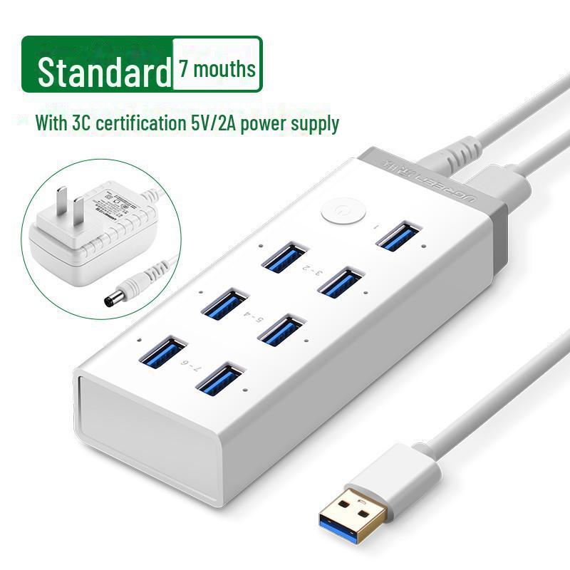Greenlink USB 3.0 7/10-Port High-Speed Hub for Laptops