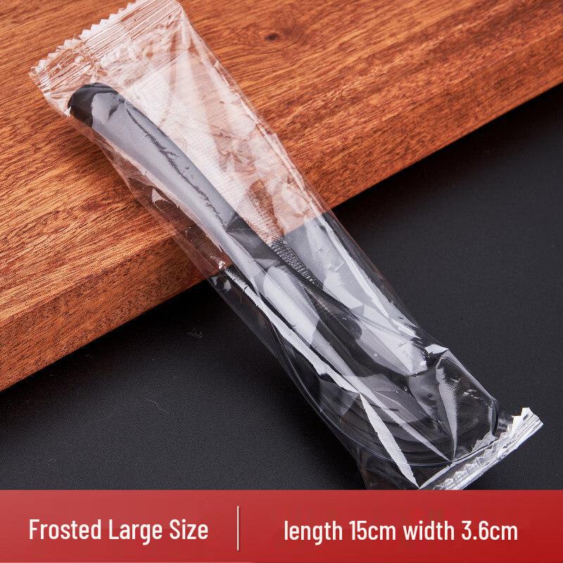 Individually Wrapped Disposable Plastic Soup Spoons