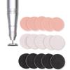 15/20/25Mm Fuß Nagelhaut Hornhaut Entfernung Austauschbares Schleifpapier Mit Pediküre Scheiben Pads Set Tote Haut Reiniger Fuß Raspeln Feilen