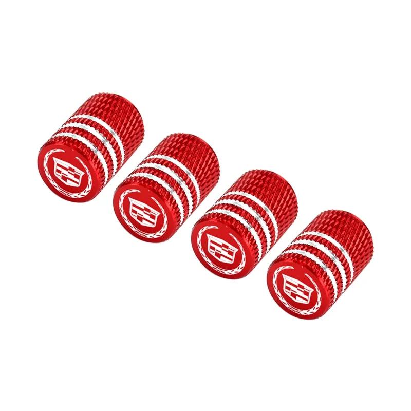 4pcs Valve Cover for Cadillac Escalade ATS BLS CTS CT4 CT5 CT6 EXT STS SLS SLR SRX XLR New Wheel Tire Valve Caps Decor