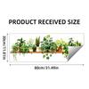 Green Potted Plant Ivy Wall Decal Realistic Vivid Pattern Self Adhesive Decorative For Bedroom Living Room Home Decoration
