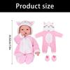 Animal Theme Costume Outfit For 43CM Reborns Doll Machine Washable Doll Clothing Easy To Change for Kids Pretend Play