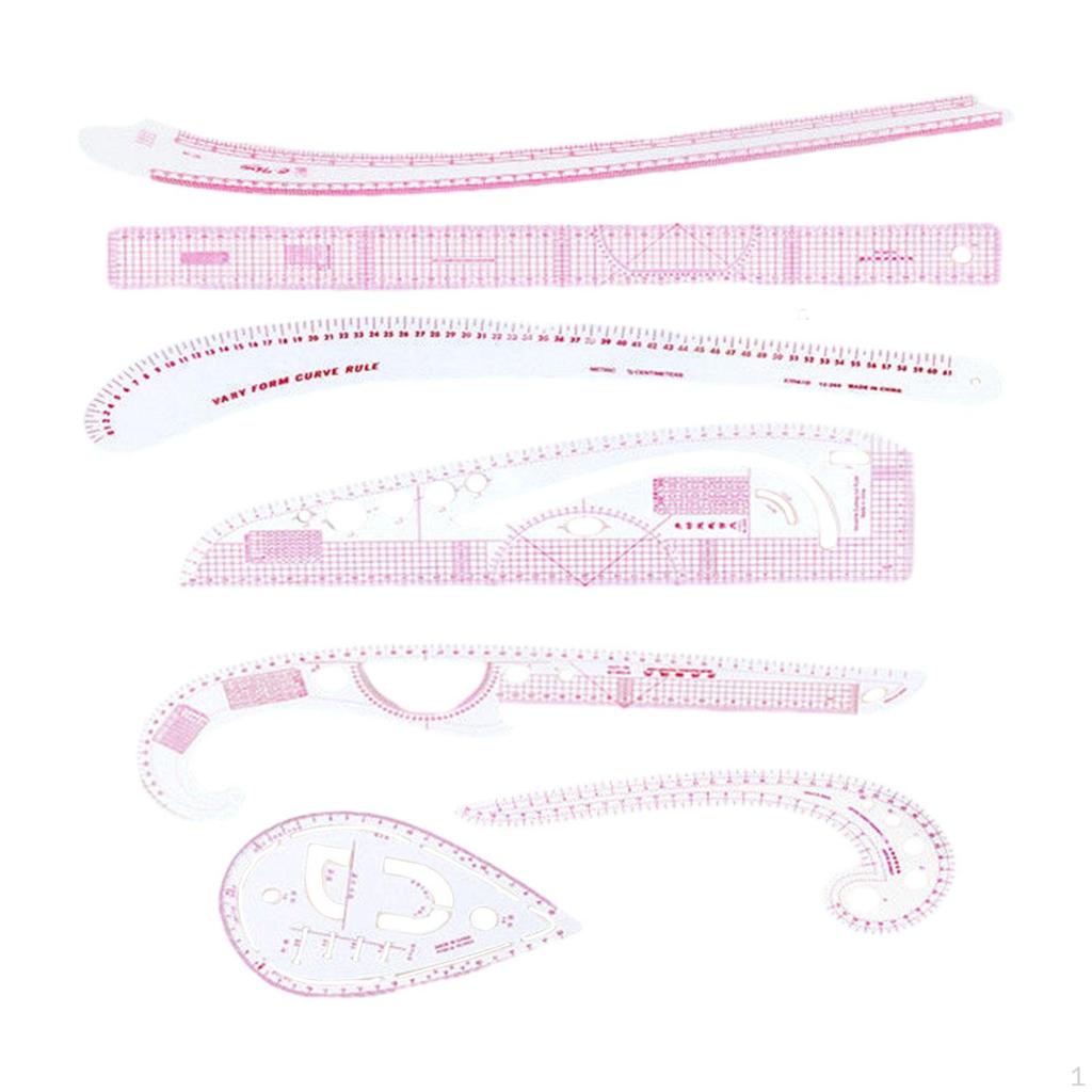 French Curve Ruler Dress Linealer Symål for mønstermaker nybegynnere