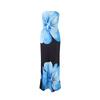 Summer Boho Floral Maxi Dress With Milk Silk Fabric For Vacation And Casual Wear