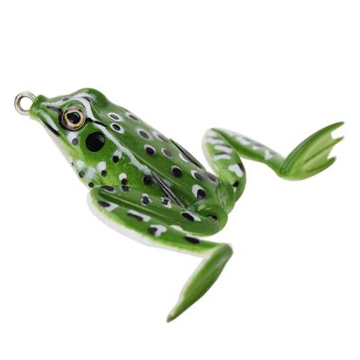 Soft Frogs Baits Topwater Frogs Lures with Hook Frogs Crankbait Lures Artificial Swimbait for Saltwater Fishing