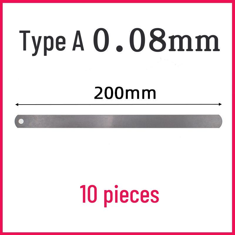 ShenSai Chi Feeler Gauge Blade - 200mm Valve Clearance/Thickness Gauge (0.02, 0.03, 0.04, 0.05mm)