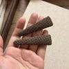 1 Pair French Style Fabric Hair Clips Oval Shape Floral Barrette Sweet BB Hair Clip  for Women
