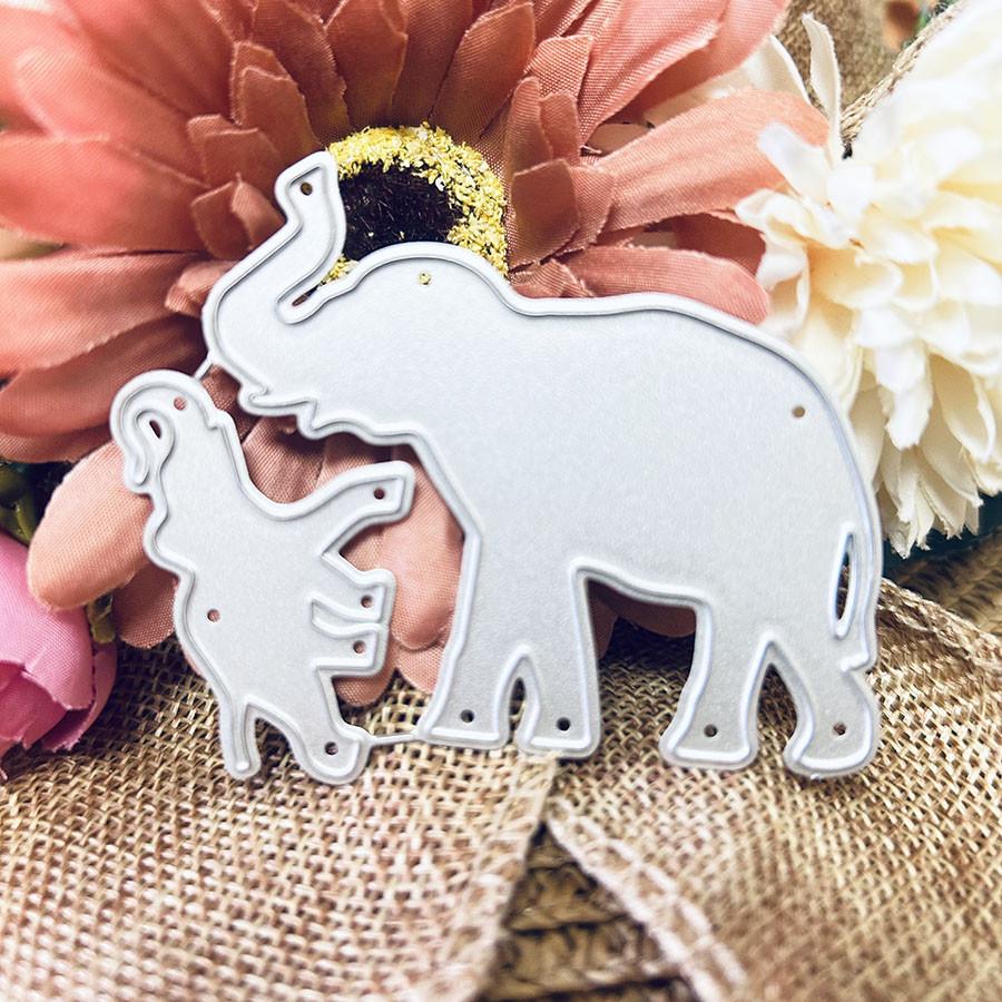 Animal Elephant Metal Cutting Dies for DIY Scrapbooking Album Paper Cards Decorative Crafts Embossing Die Cuts