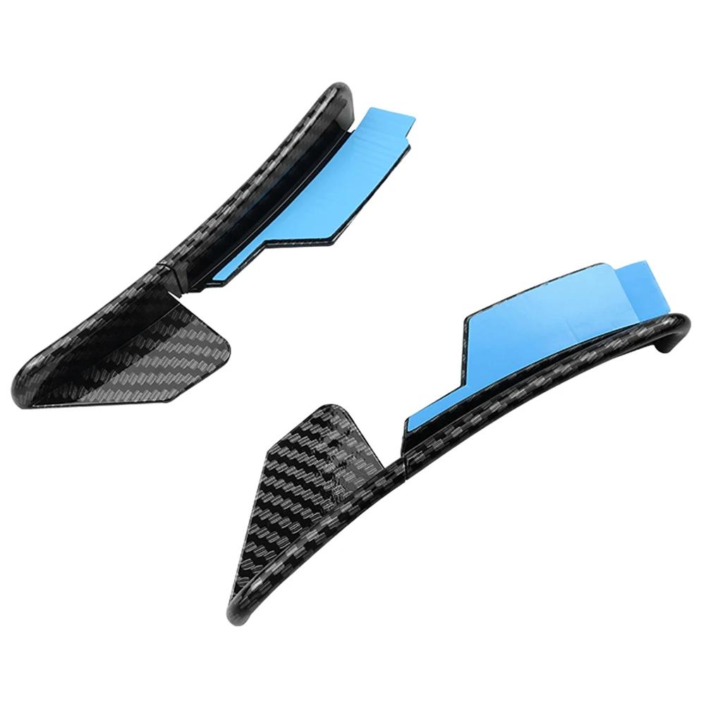 2 bucăți din fibră de carbon capac bara de protecție spate ornamente aripa extensie roată sprânceană pentru BENZ C117 CLA45 CLA180 CLA200 AMG 2013-2019