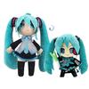 25cm Japon Anime Peluş Doldurulmuş Oyuncak Hatsune Miku Peluş Bebek Yumuşak Yastık Gelecek Bebek Çocuklar için Sevimli Noel Hediyesi