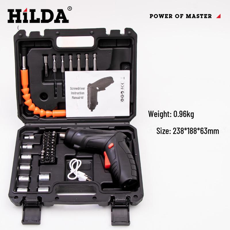 Hilda Rechargeable Multi-Function Mini Electric Screwdriver Set