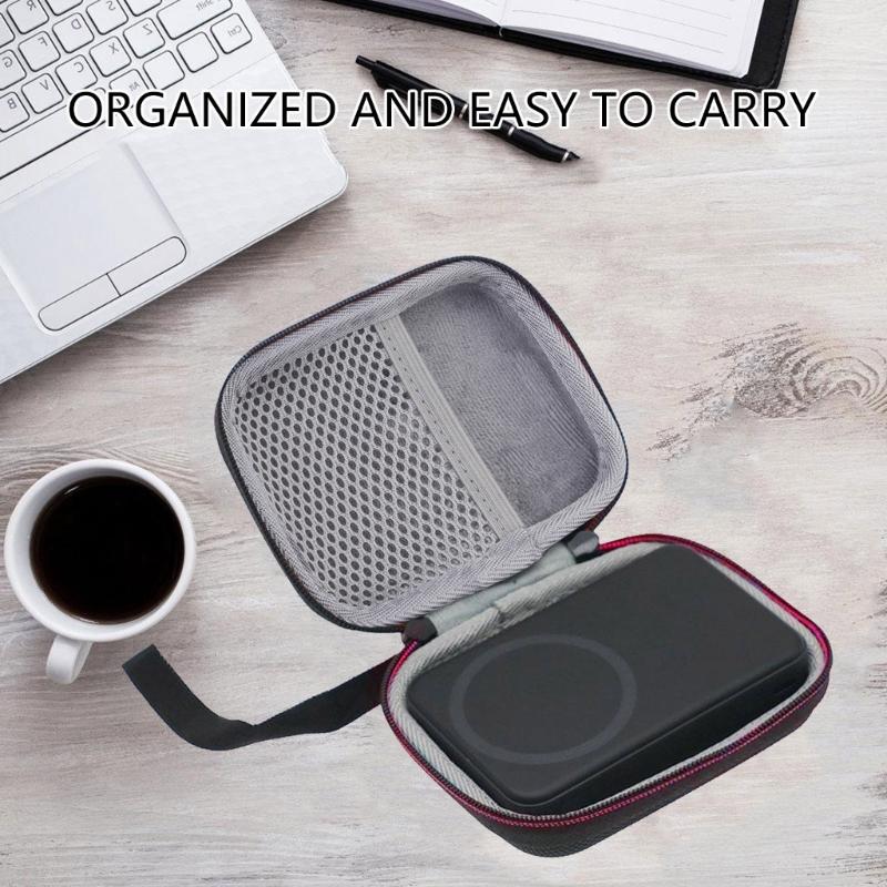 Carrying Case Hard Storage Case Electronics Organizers for 15W Power Bank Portable Travel Case Bag