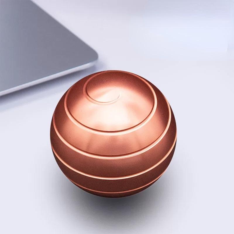 Desktop Decompression Rotating Spherical Gyroscope Desk Decompression Toy Illusion Mobile Finger Toy