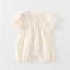 Korean Style Baby Girl Long Sleeve Jumpsuit - Summer 2026 Collection