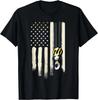 Patriotic American Flag Construction Tee Gift Unisex T-Shirt