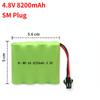 3.6V/ 4.8V/ 6V/ 7.2V 800Mah NI-CD Battery for Cars Trucks Tank 700mAh Replaceable Battery