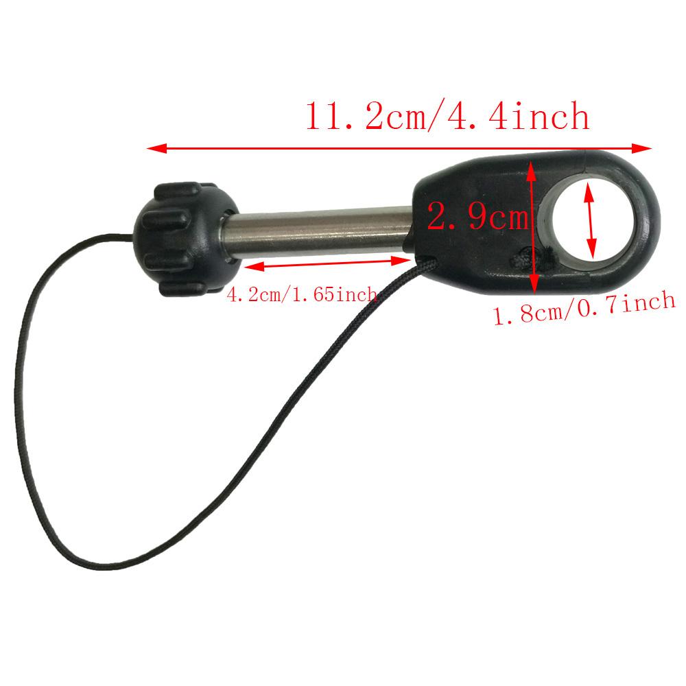 Inflatable Boat Dinghy Oar Lock Rowlock T Pin Bar Replacement Suitable for Many Inflatables 7