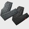 Men's Windproof Winter Sweatpants - Large Size, Cotton, Velvet, Lambskin, Three-Layer Composite, Warm, Casual, Loose Fit