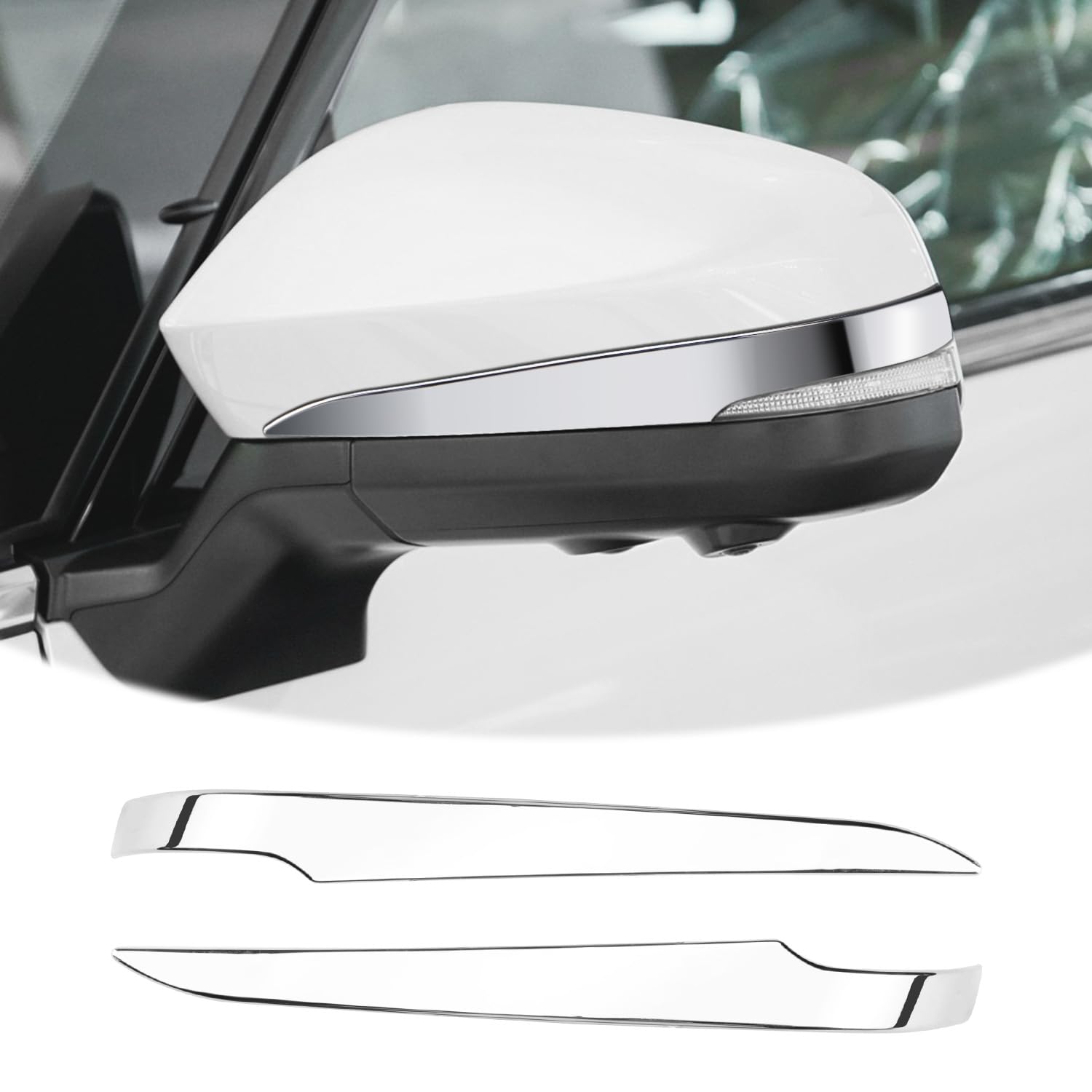 

Marchfa Накладка на боковое зеркало заднего вида Наружные детали для Toyota Alphard Vellfire 40 серии Июнь 2023 Хромированная (Серебряное покрытие) & (четвёртая