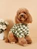 Pet Clothes for Dog Cat Puppy Hoodies Coat Plaid Sweatshirt Dog Warm Outfits for Small Medium Dog for Autumn Winter