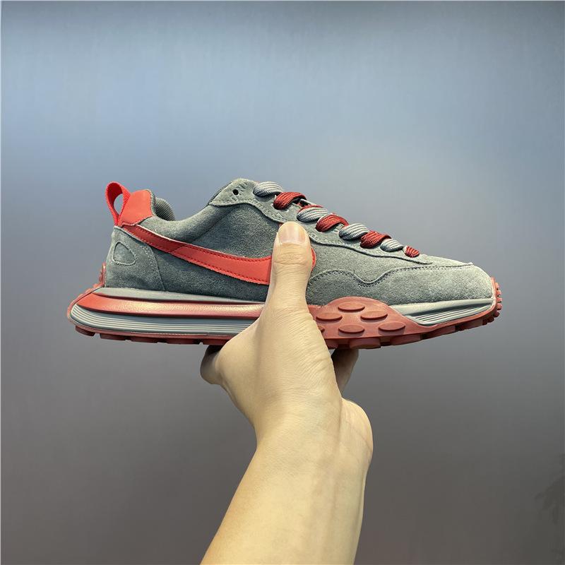 New Autumn Sports and Leisure Shoes Forrest Gump Shoes Sports Matte Leather Dad Shoes