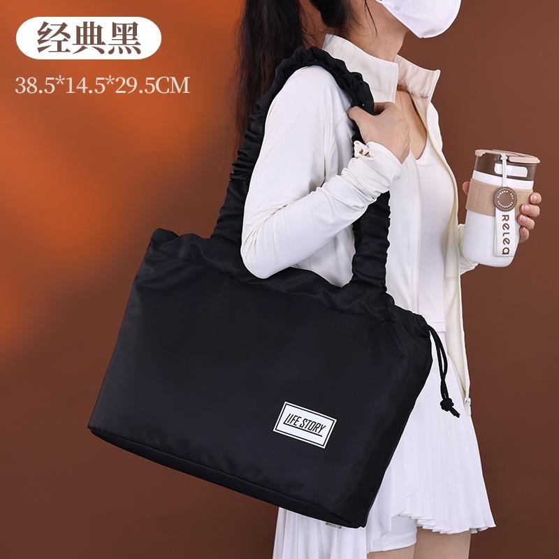 

Large Capacity Light Travel Sports Gym Bag Dry Wet Handbags For Women Female Swimming Shoulder Fitness Outdoor Travel Bag чёрный