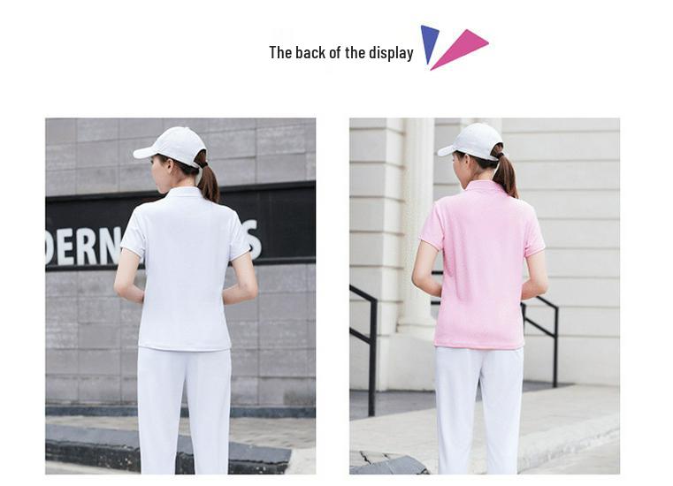 Unisex Quick-Dry Short Sleeve Polo Team Shirt for Couples with Custom Logo