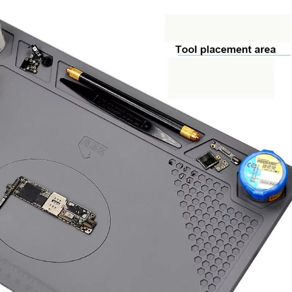 Magnetic Soldering Mat Heat Insulation Soldering Work Station Mat Repair Pad  Electronics Repair