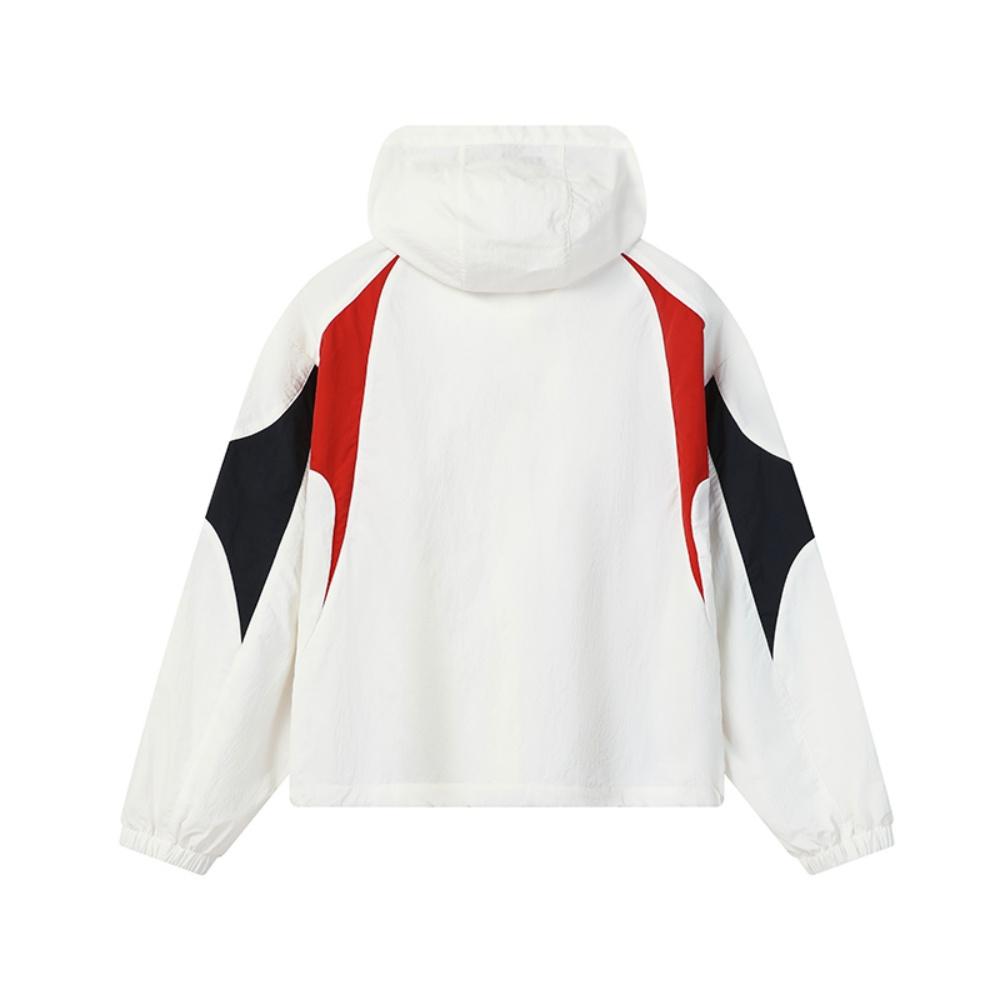 FILA Original Simple Fashion Personality Trend Classic Retro Sports Casual Versatile Loose Hooded Woven Jacket Women jackets F11W629706FWT