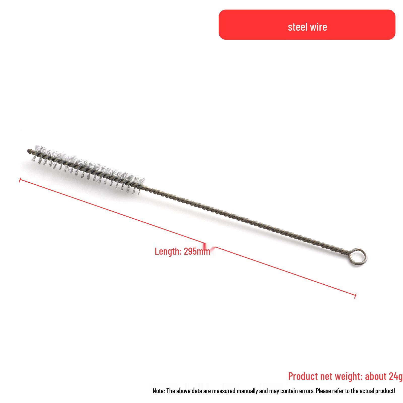 Long-Handled Brass Wire Brush for Rust and Stain Removal on Jewelry