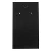 100 Piece Earring Card Holder Set, Black Earring Card Holder Cards with Self-Sealing Bags Earring Card Holder Cards for Earrings Necklaces Pendants Di