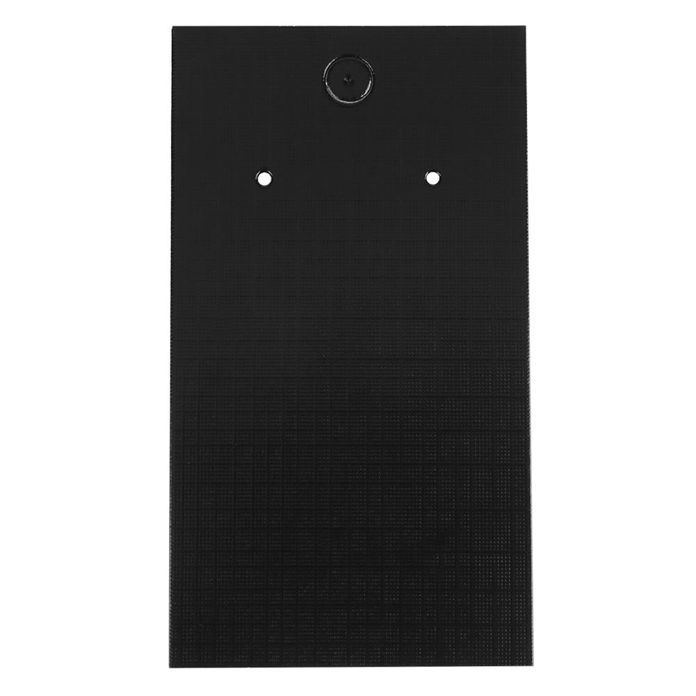100 Piece Earring Card Holder Set, Black Earring Card Holder Cards with Self-Sealing Bags Earring Card Holder Cards for Earrings Necklaces Pendants Di