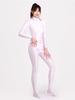 Sexy Oil Shiny Glossy Jumpsuits Women‘S Zipper Open Crotch Full Bodystockings Elastic Bodysuits See Through Yoga Leotard